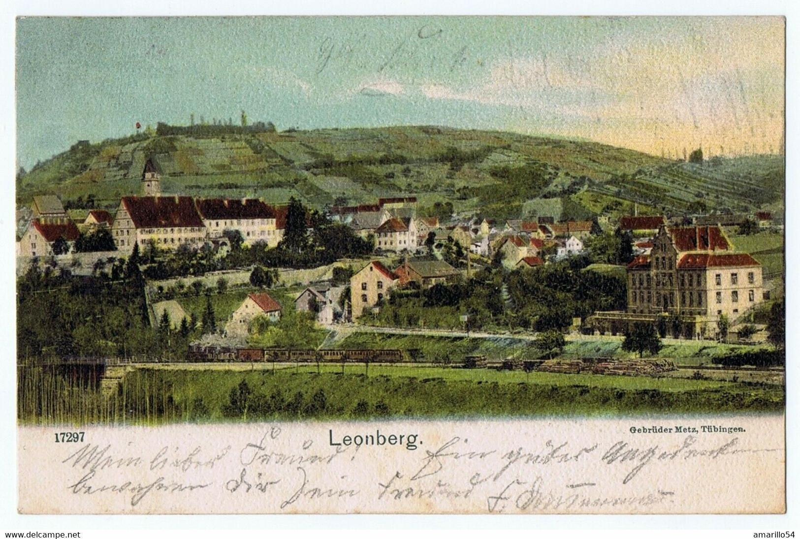 RAR AK PC Leonberg Bei Stuttgart Gelaufen 1903! - Leonberg