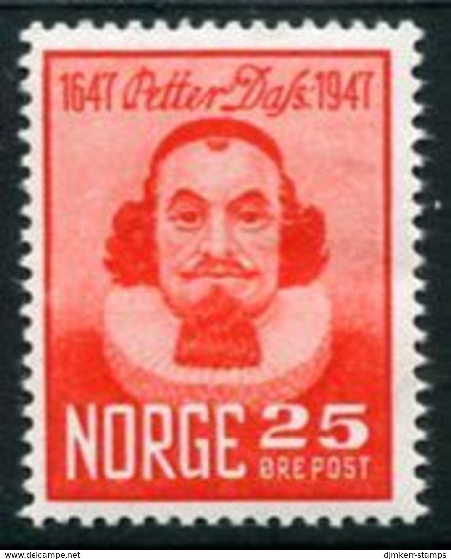 NORWAY 1947 Peter Dass Tercentenary MNH / **.  Michel 334 - Ungebraucht