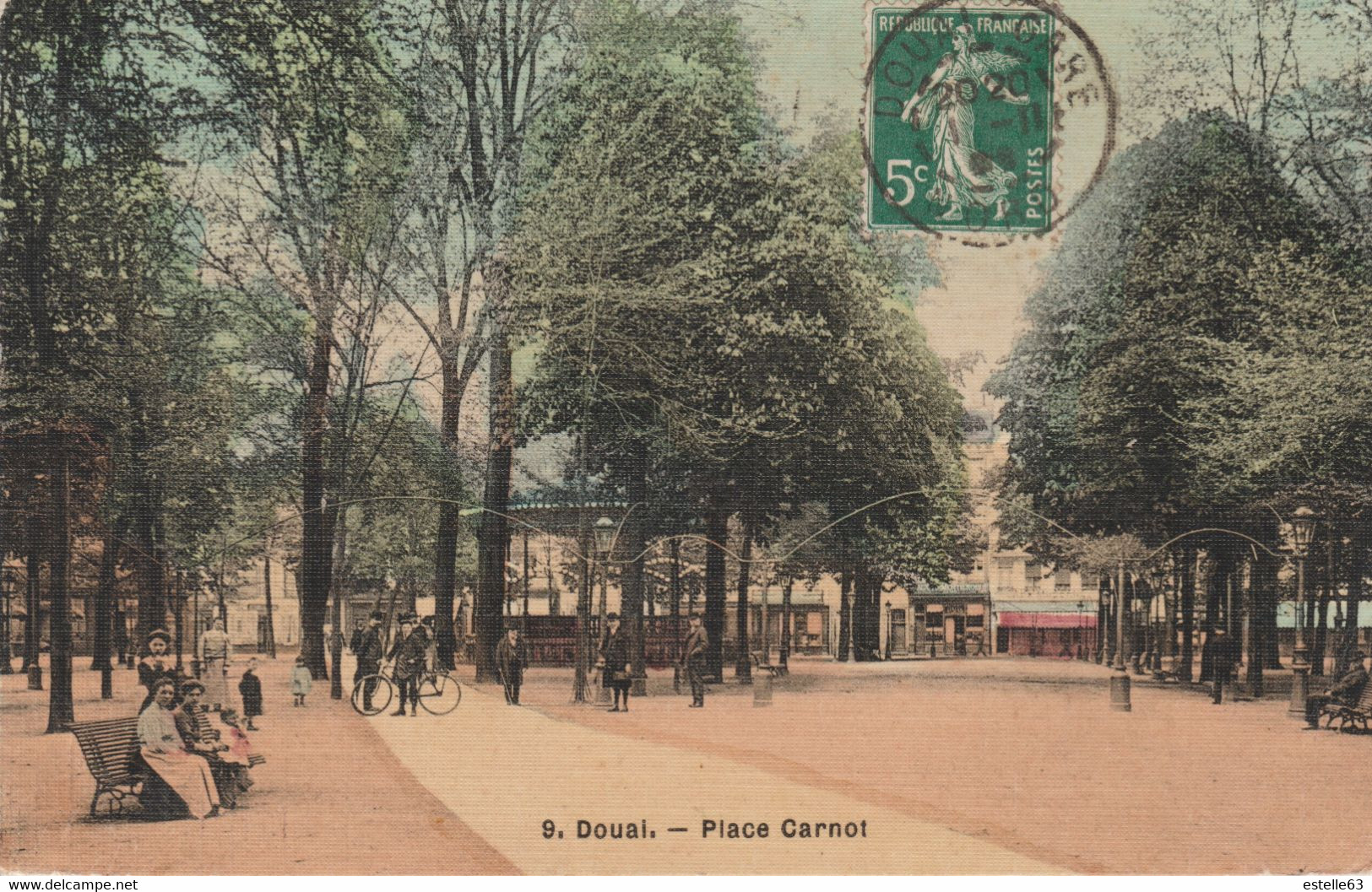 Douai Place Carnot Kiosque (toilée) - Douai