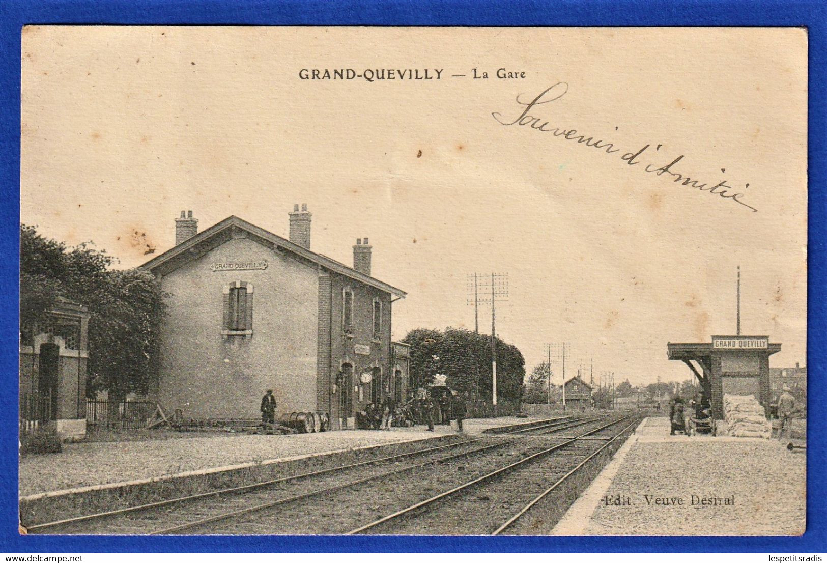 CPA 76 GRAND QUEVILLY - La Gare - Le Grand-Quevilly