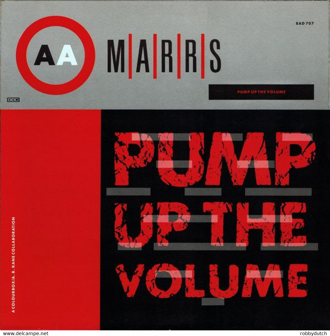 * 12"  Maxi *  M.A.R.R.S. - PUMP UP THE VOLUME (England 1987 EX-!!) - 45 T - Maxi-Single