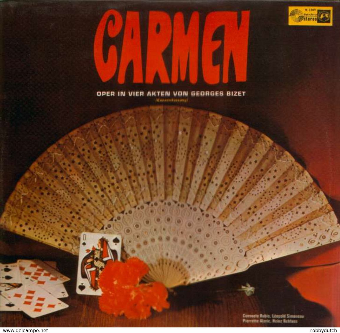 * LP *  Bizet: CARMEN - CHOR UND ORCHESTER DER CONCERTS DE PARIS / PIERRE-MICHEL LE CONTE - Opéra & Opérette