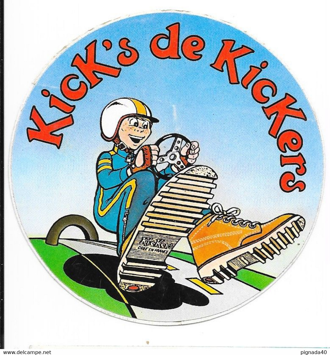 Autocollant, Kickers? "kick's De Kickers, Vérifier La Qualité De L'objet  En Zoomant Svp - Autocollants