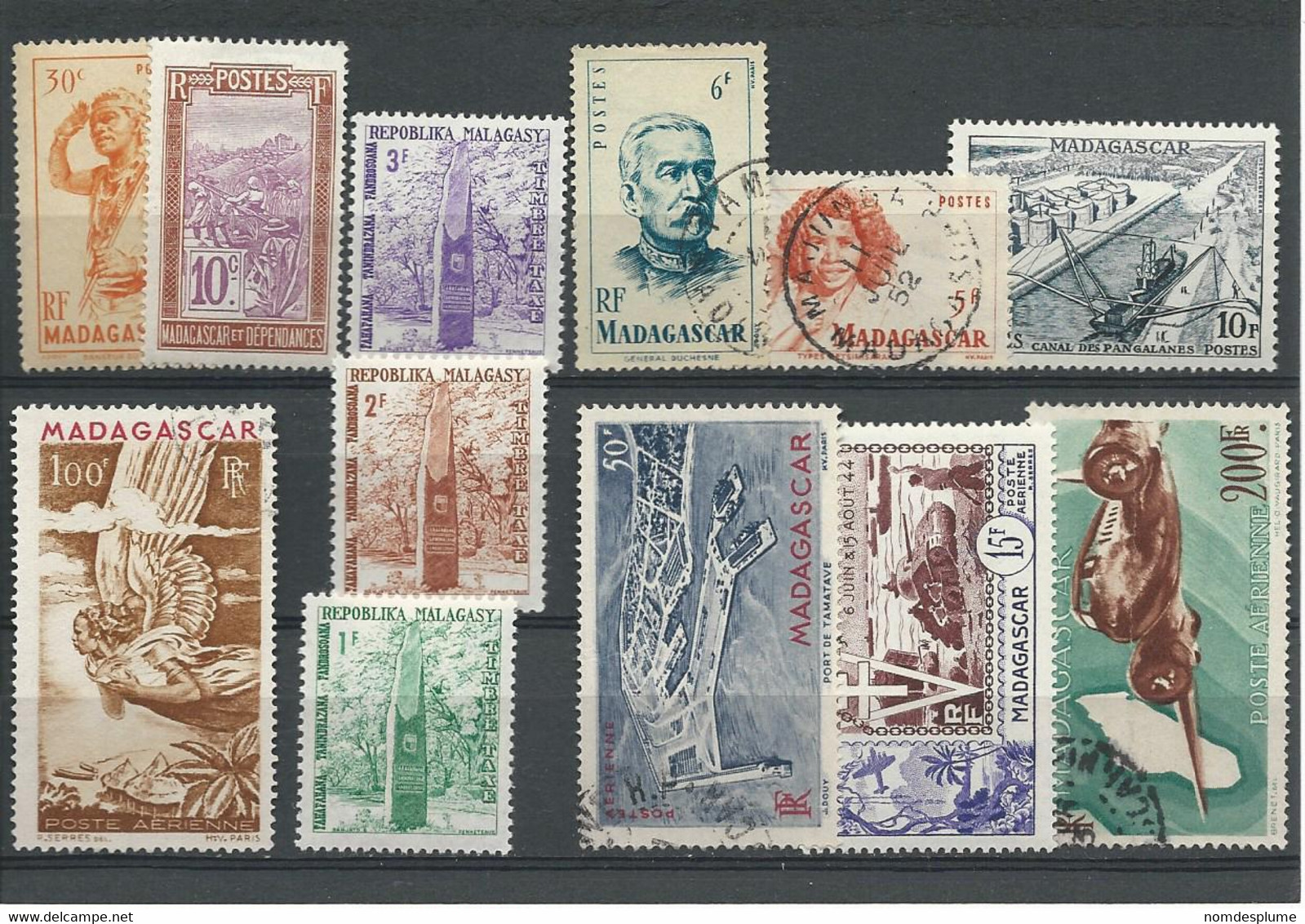30637 ) Madagascar  Collection - Used Stamps