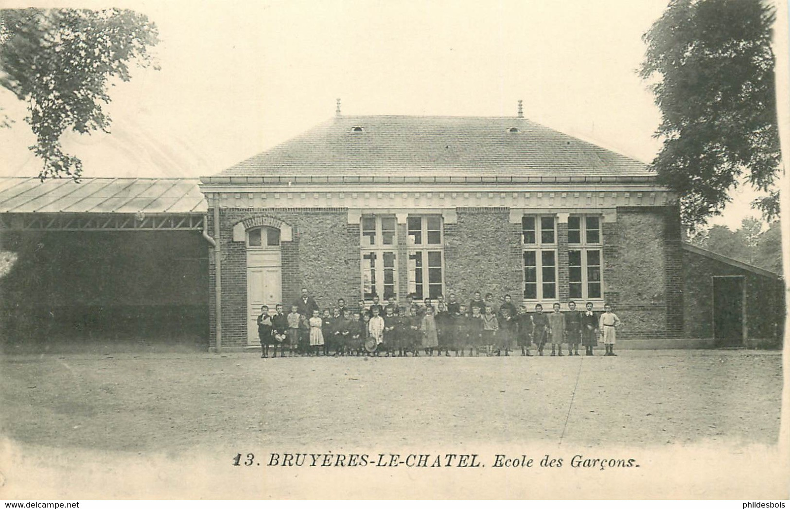 ESSONNE  BRUYERES LE CHATEL  école Des Garçons - Bruyeres Le Chatel