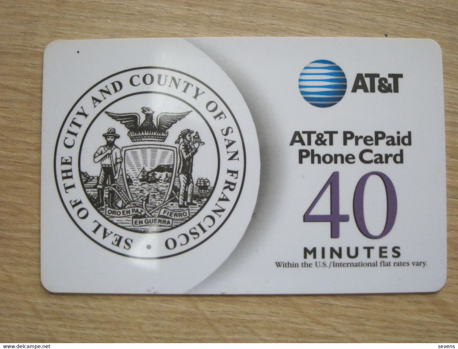 Seal Of San Francisco, 40 Minutes,used - AT&T