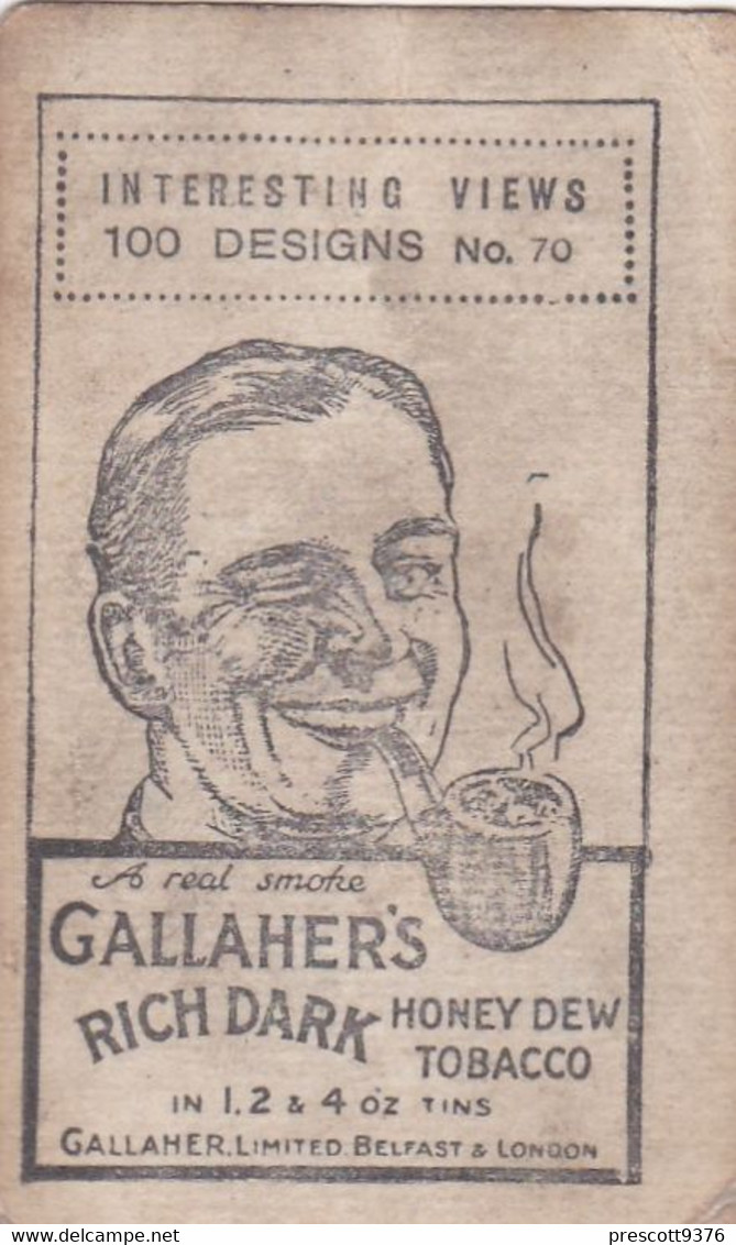 Interesting Views 1923 -  70 St Pauls, London  - Gallaher Cigarette Card - Original - Photographic - Gallaher