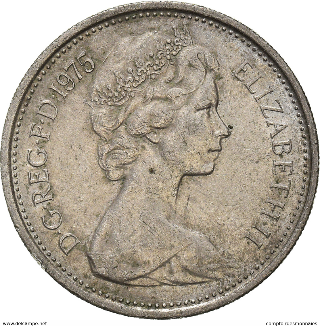 Monnaie, Grande-Bretagne, 5 New Pence, 1975 - 5 Pence & 5 New Pence