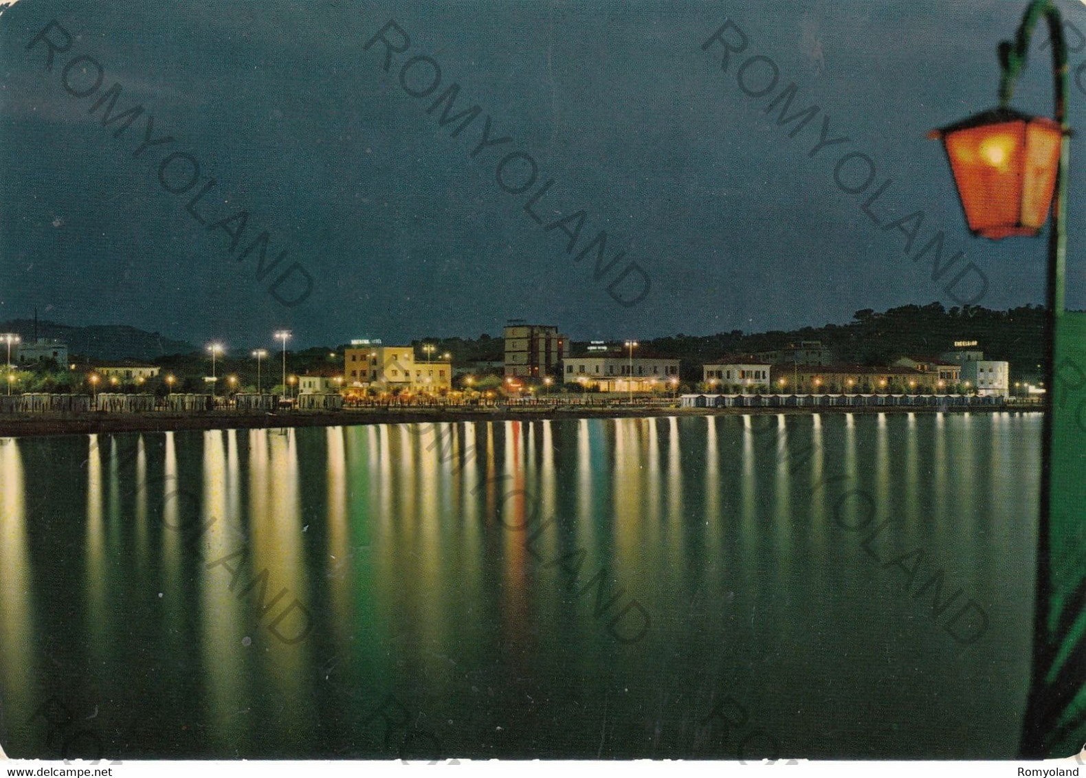 CARTOLINA  FANO,MARCHE,LIDO NOTTURNO,BELLA ITALIA,STORIA,MEMORIA,RELIGIONE,CULTURA,IMPERO ROMANO,VIAGGIATA - Fano