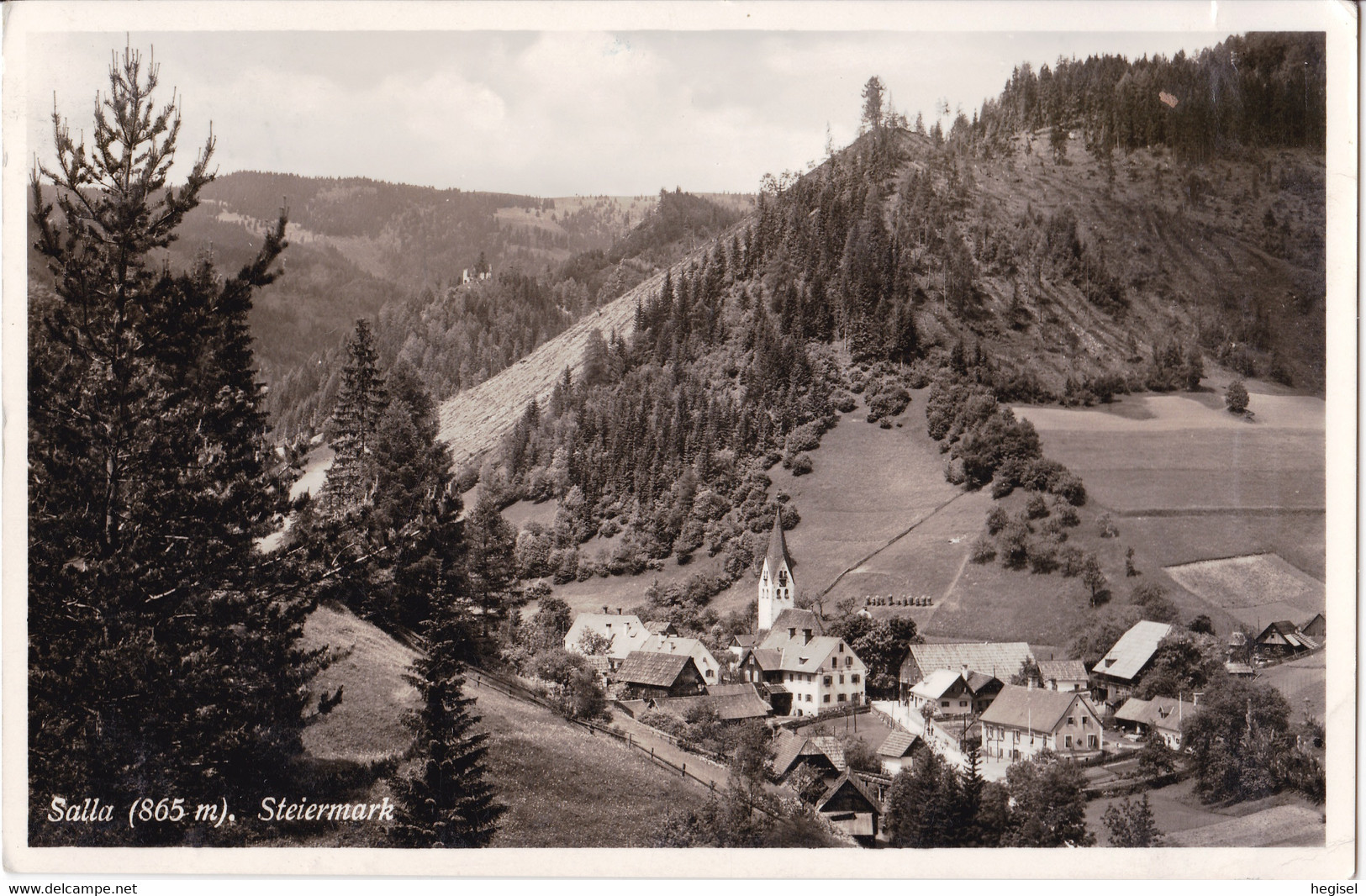 1943, Österreich, Salla, Panorama, Weststeiermark - Maria Lankowitz