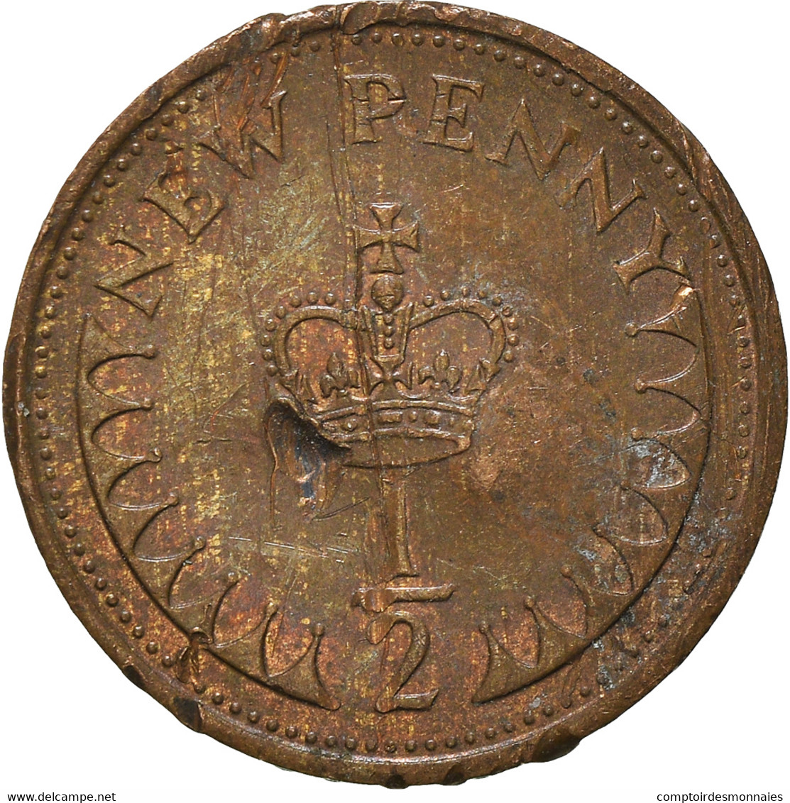 Monnaie, Grande-Bretagne, 1/2 New Penny, 1979 - 1/2 Penny & 1/2 New Penny