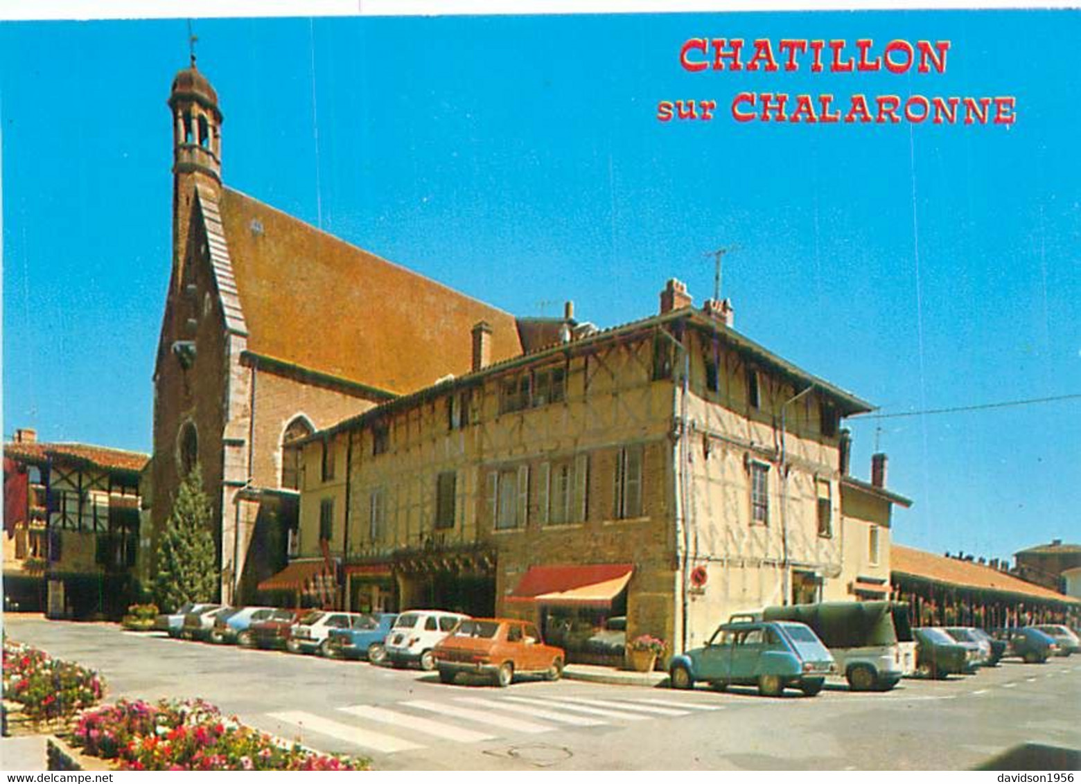 Cpsm -    Chatillon Sur Chalaronne - Eglise Saint André   T169 - Châtillon-sur-Chalaronne