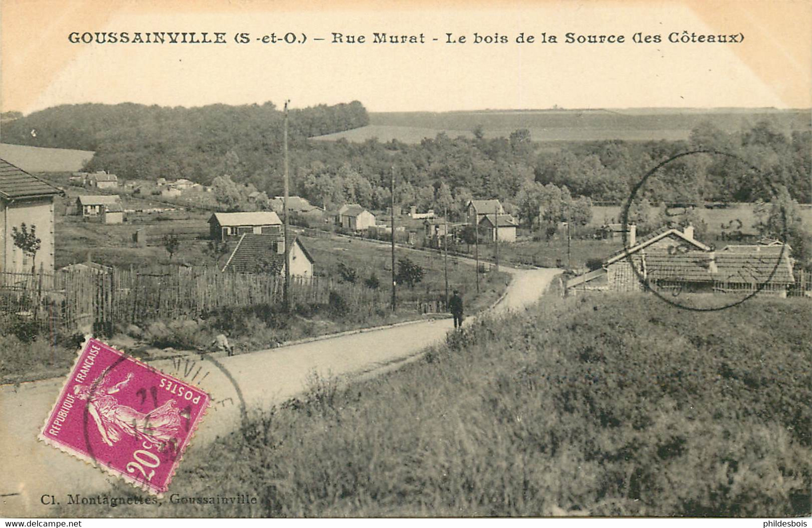 VAL D'OISE  GOUSSAINVILLE  Rue Murat Le Bois De La Source ( Les Coteaux ) - Goussainville