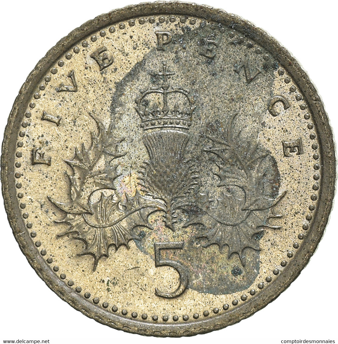 Monnaie, Grande-Bretagne, 5 Pence, 1992 - 5 Pence & 5 New Pence