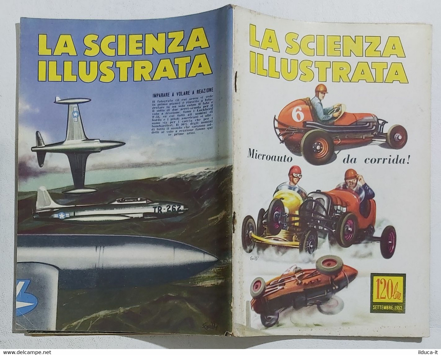 02378 La Scienza Illustrata - 1952 - Vol. IV N. 09 - Microauto Da Corrida! - Scientific Texts