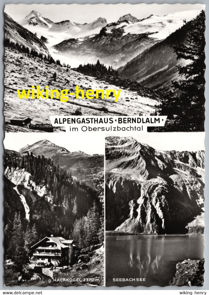 Neukirchen Am Großvenediger - S/w Alpengasthaus Berndlalm Im Obersulzbachtal - Neukirchen Am Grossvenediger