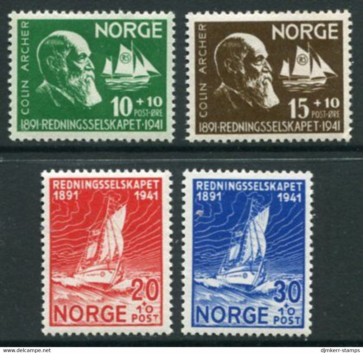 NORWAY 1941 Lifesaving Society MNH / **.  Michel 232-32 - Ungebraucht