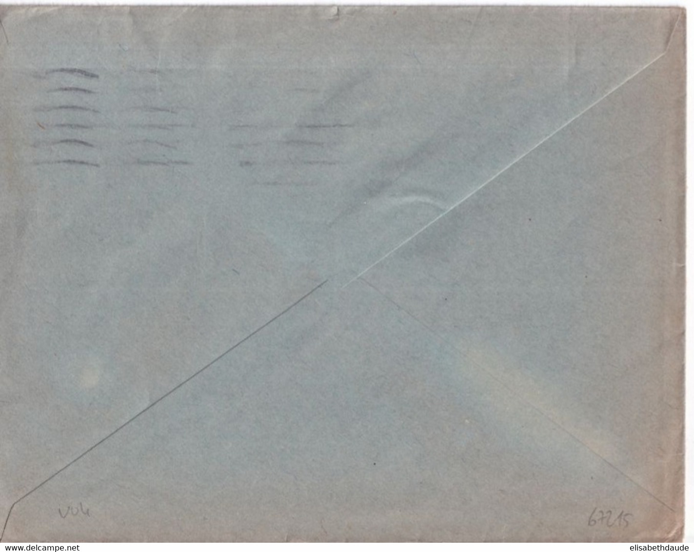 1944 - YVERT N° 619 SEUL SUR LETTRE De NIMES Avec MECA (GARD) => GENEVE (SUISSE) - Lettres & Documents