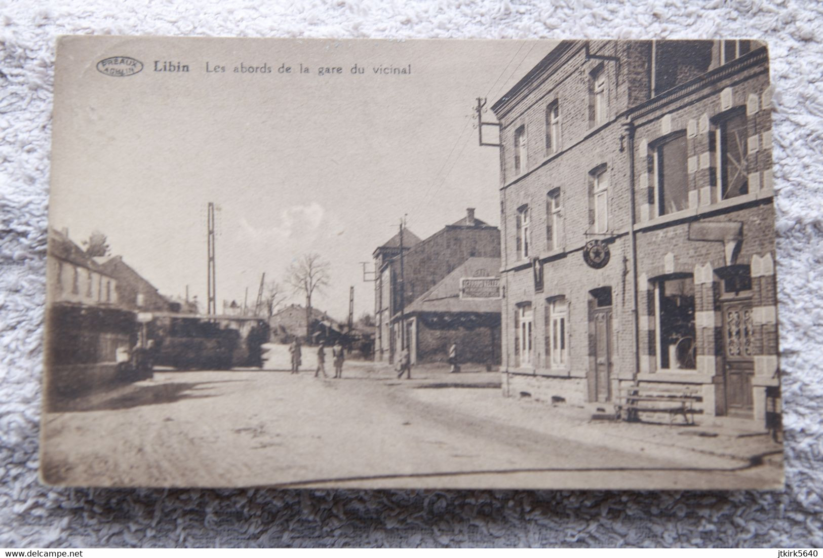 Libin "Les Abords De La Gare Du Vicinal" - Libin