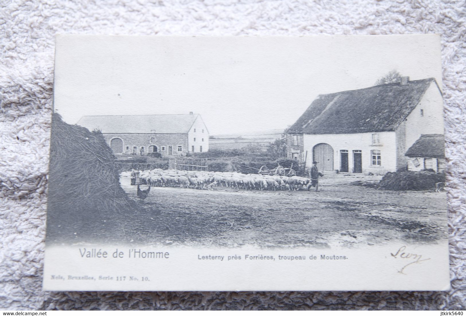 Vallée De L'homme "Lesterny Près Forrières, Troupeau De Moutons" - Marche-en-Famenne
