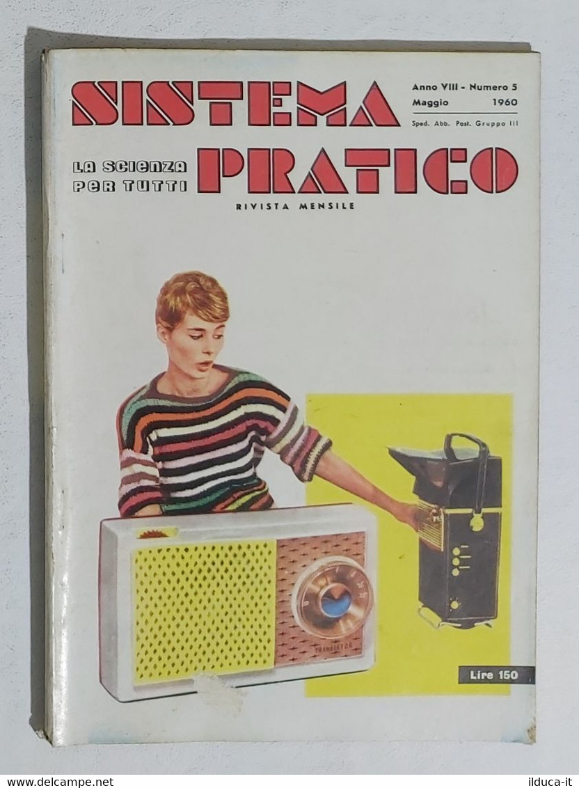 12516 SISTEMA PRATICO - Anno VIII Nr 5 1960 - SOMMARIO - Scientific Texts