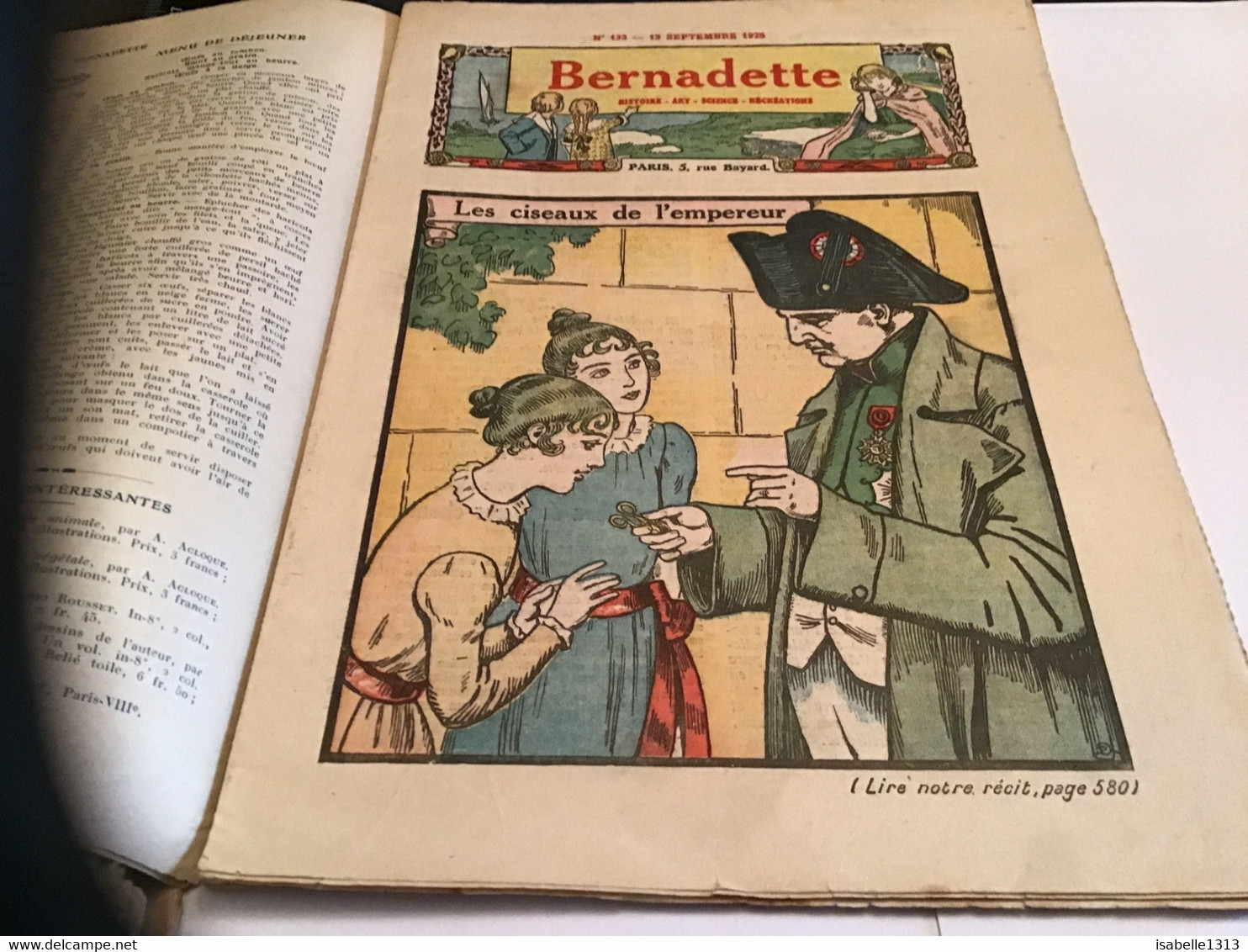 Bernadette Revue Hebdomadaire Illustrée Rare 1925 Numéro 133 Saint Eugénie De Obernai - Bernadette