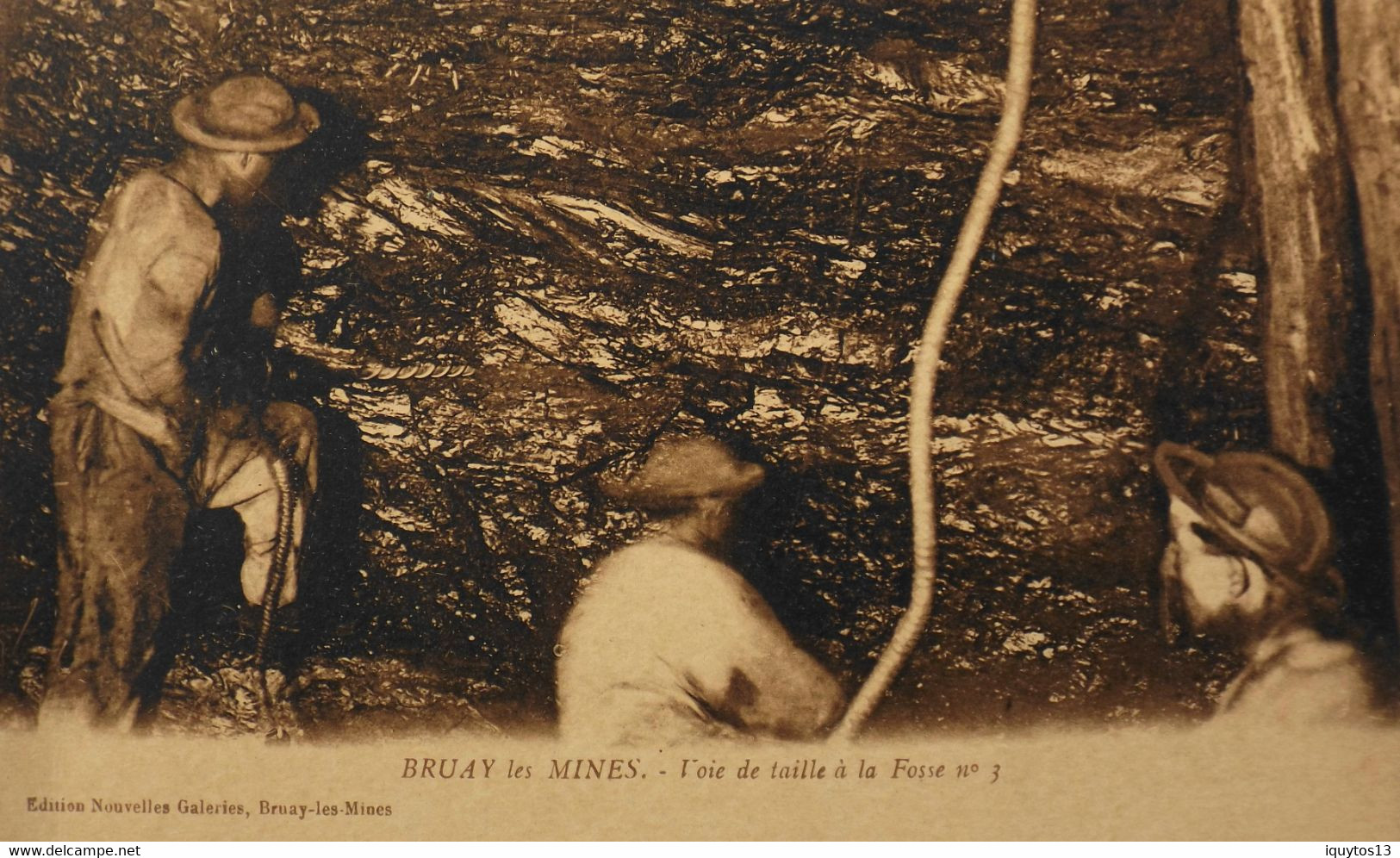 C.P.A. [59] Nord > Bruay Sur Escaut > Voie De Taille à La Fosse N° 3 - BRUAY-LES-MINES 59 -TBE - Bruay Sur Escaut