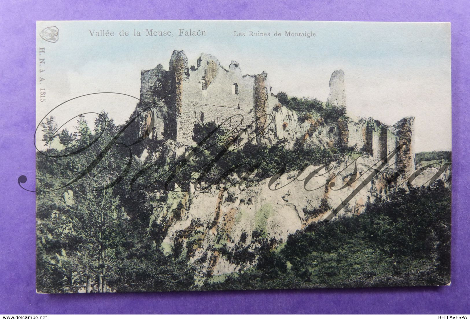 Falaën; Ruines Montaigle  Edit H.N. à A. 1315 - Namur