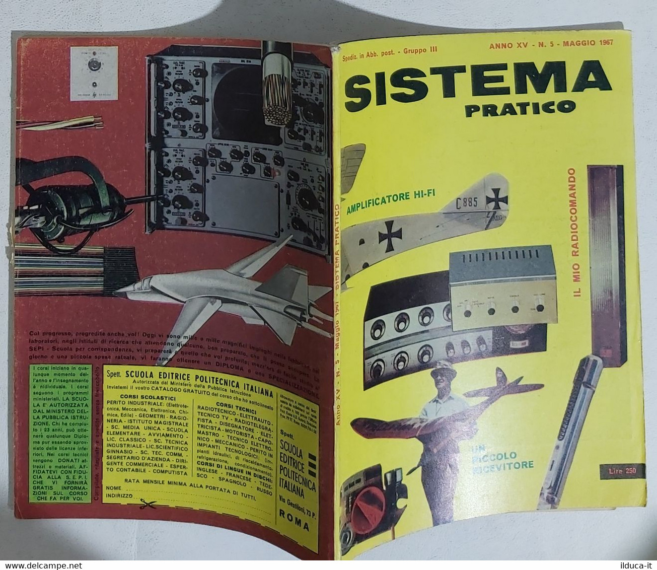 12537 SISTEMA PRATICO - Anno XV Nr 5 1967 - SOMMARIO - Textes Scientifiques