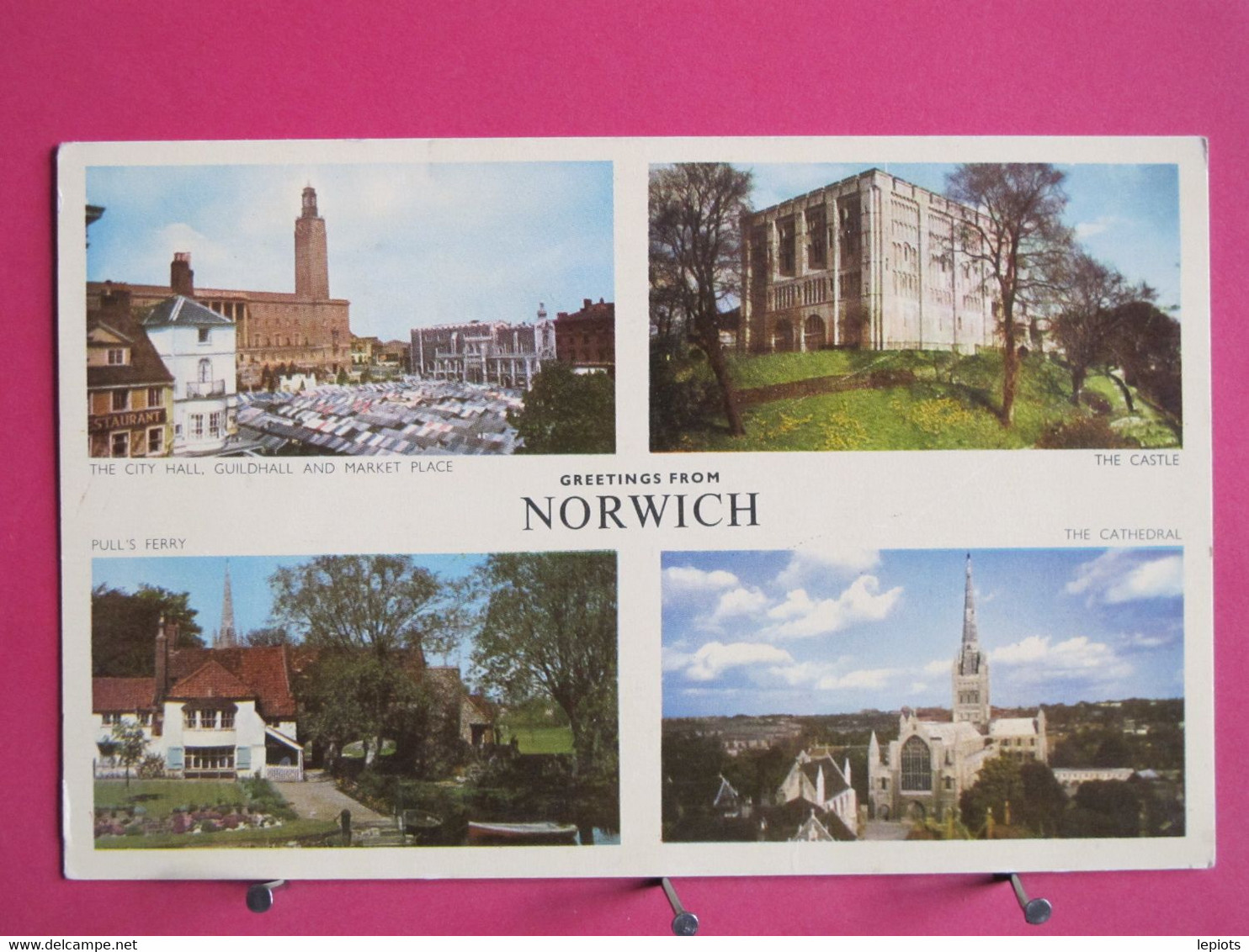Visuel Pas Très Courant - Angleterre - Greetings From Norwich - R/verso - Norwich