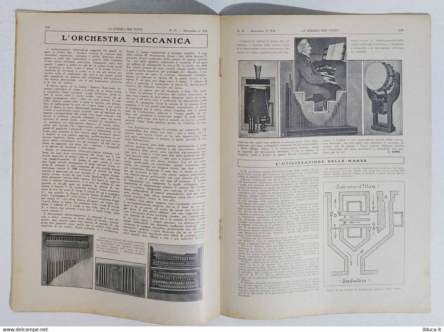 15781 La Scienza Per Tutti - A. XXI N. 21 Sonzogno 1914 - Draga - Wetenschappelijke Teksten