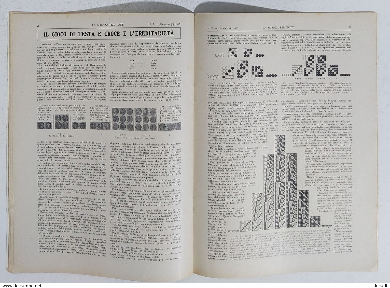 15783 La Scienza Per Tutti - A. XXII N. 02 Sonzogno 1915 - Cantieri Birkenhead - Scientific Texts