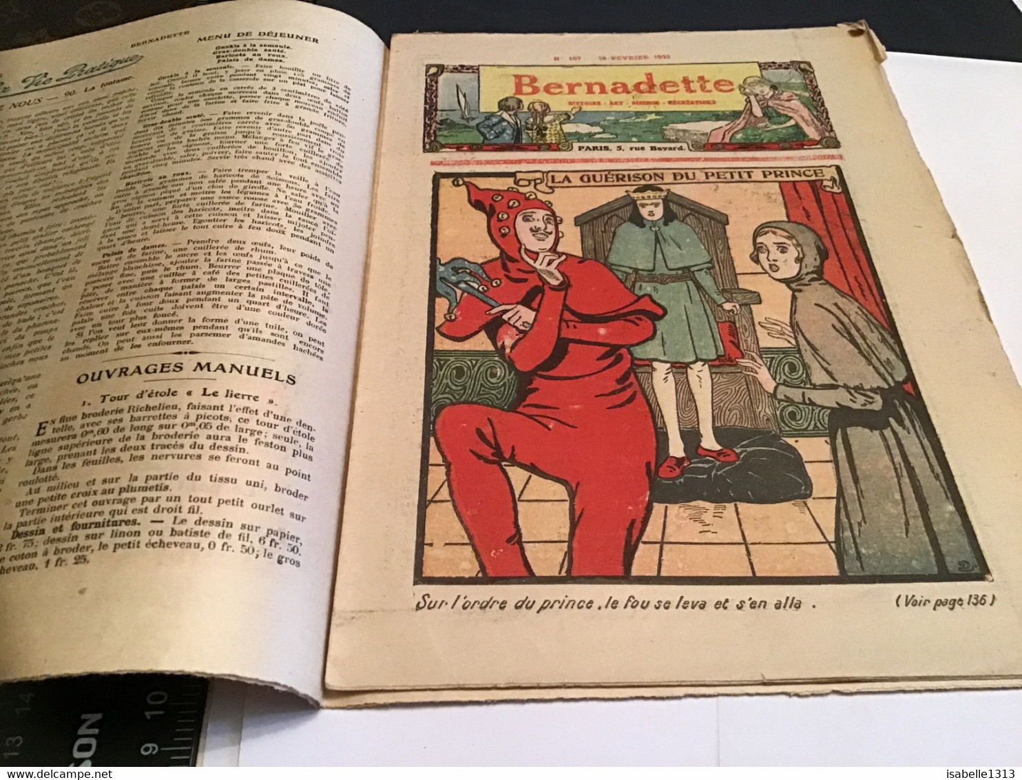 Bernadette Revue Hebdomadaire Illustrée Rare 1926 Numéro 157 La Générosité Du Petit Marchand Le La Guérison Du Petit Pri - Bernadette