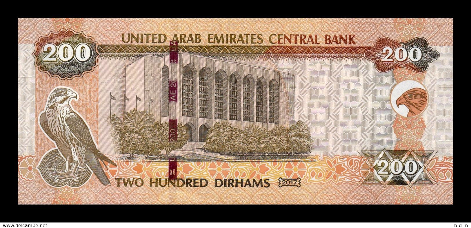 Emiratos Arabes Unidos United Arab 200 Dirhams 2017 Pick 31d SC UNC - Emirati Arabi Uniti