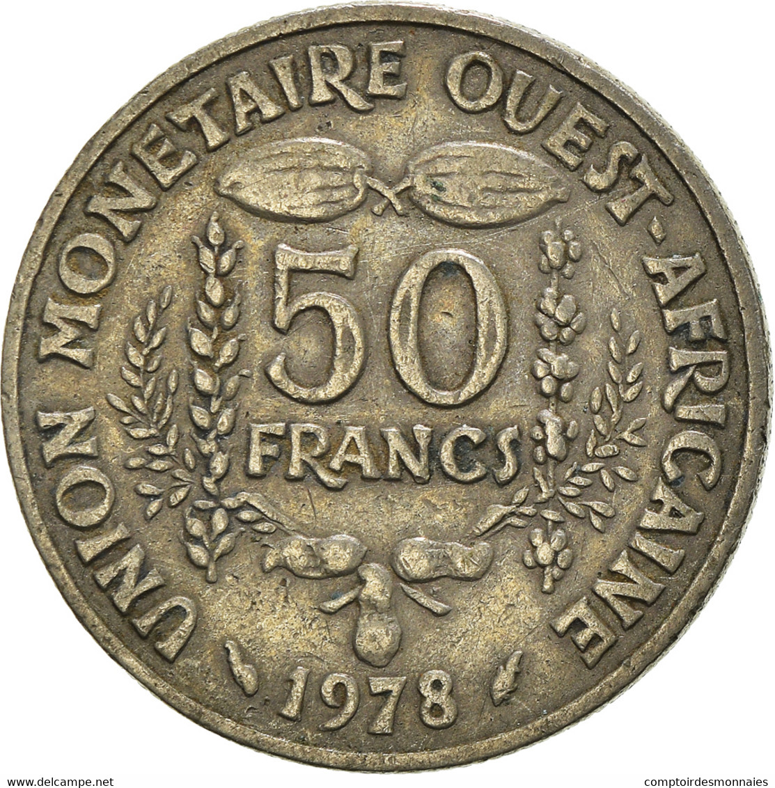 Monnaie, Communauté économique Des États De L'Afrique De L'Ouest, 50 Francs - Ivory Coast