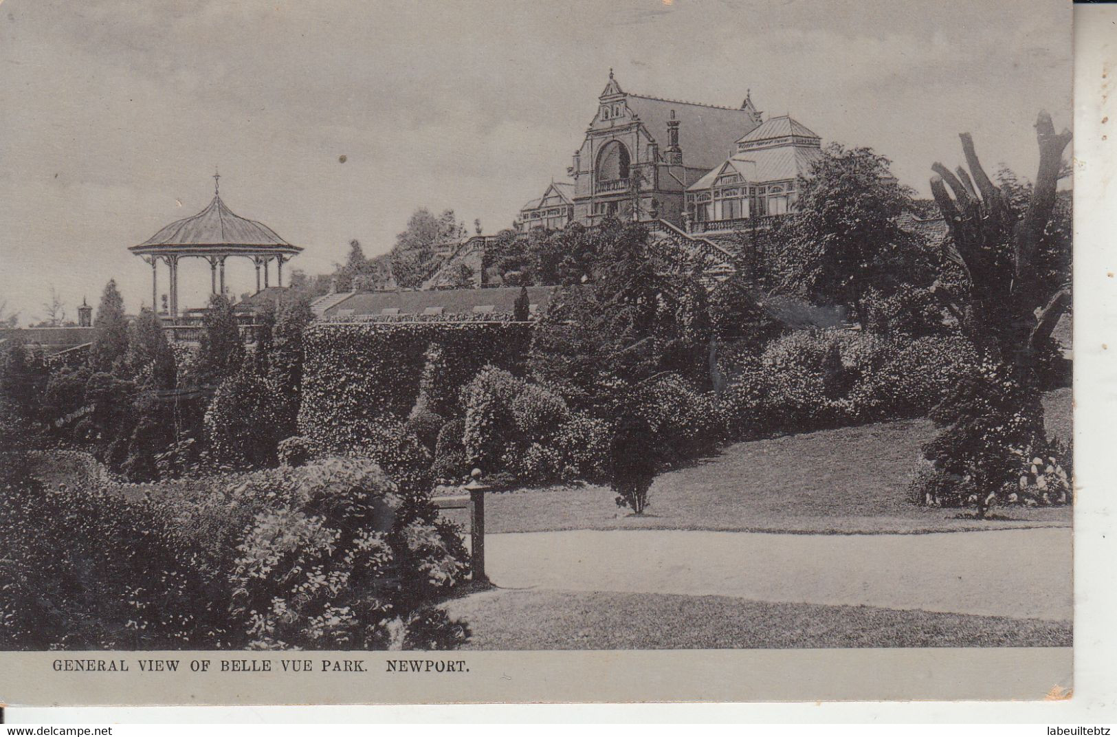 NEWPORT - General View Of Belle Vue Park   PRIX FIXE - Monmouthshire