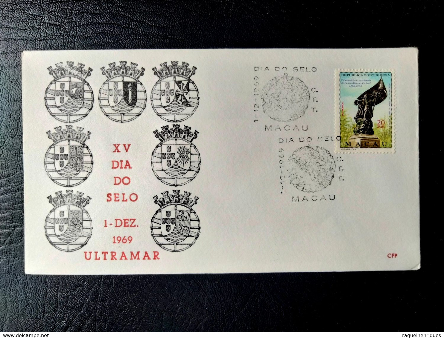 MACAU COVER - 1969 STAMP DAY - MACAU (STB16-207) - Briefe U. Dokumente