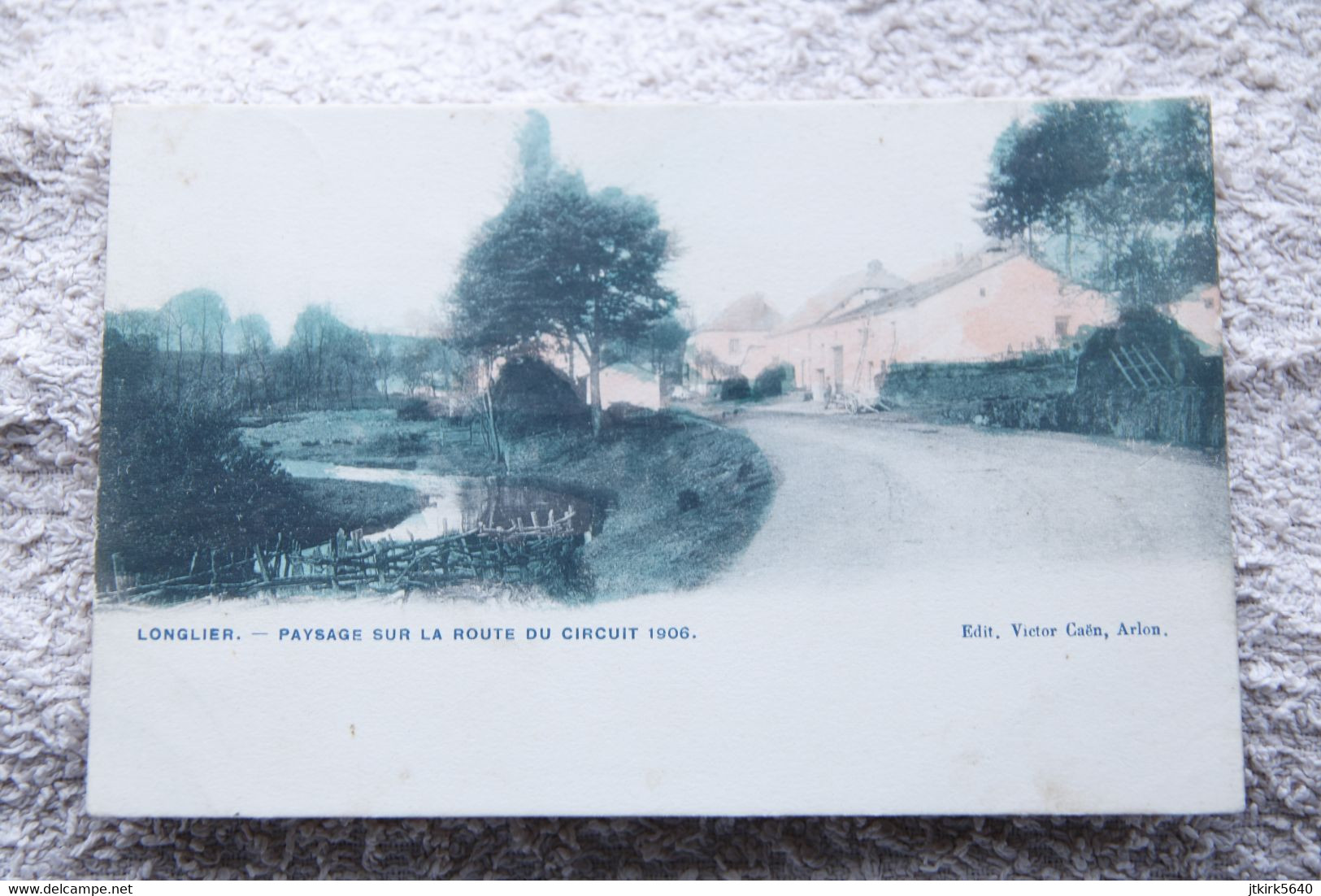 Longlier "Paysage Sur La Route Du Circuit 1906" - Neufchâteau