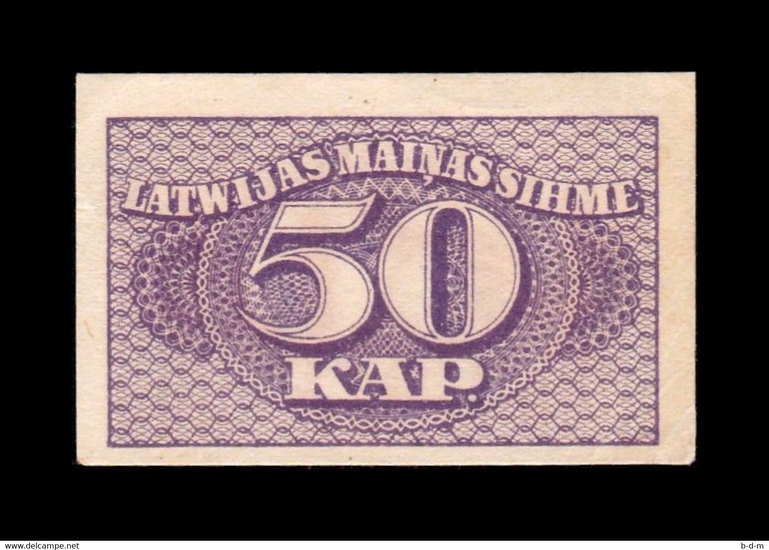 Letonia Latvia 50 Kapeikas 1920 Pick 12 SC- AUNC - Lettonie