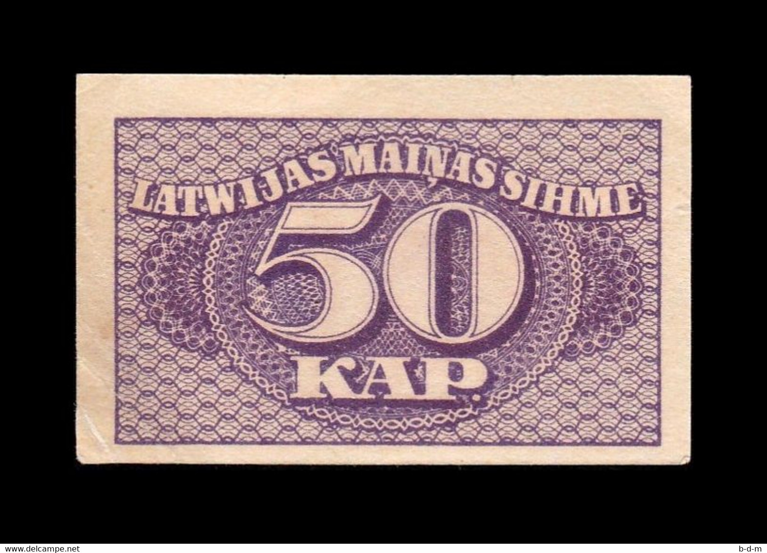 Letonia Latvia 50 Kapeikas 1920 Pick 12 SC- AUNC - Lettonie