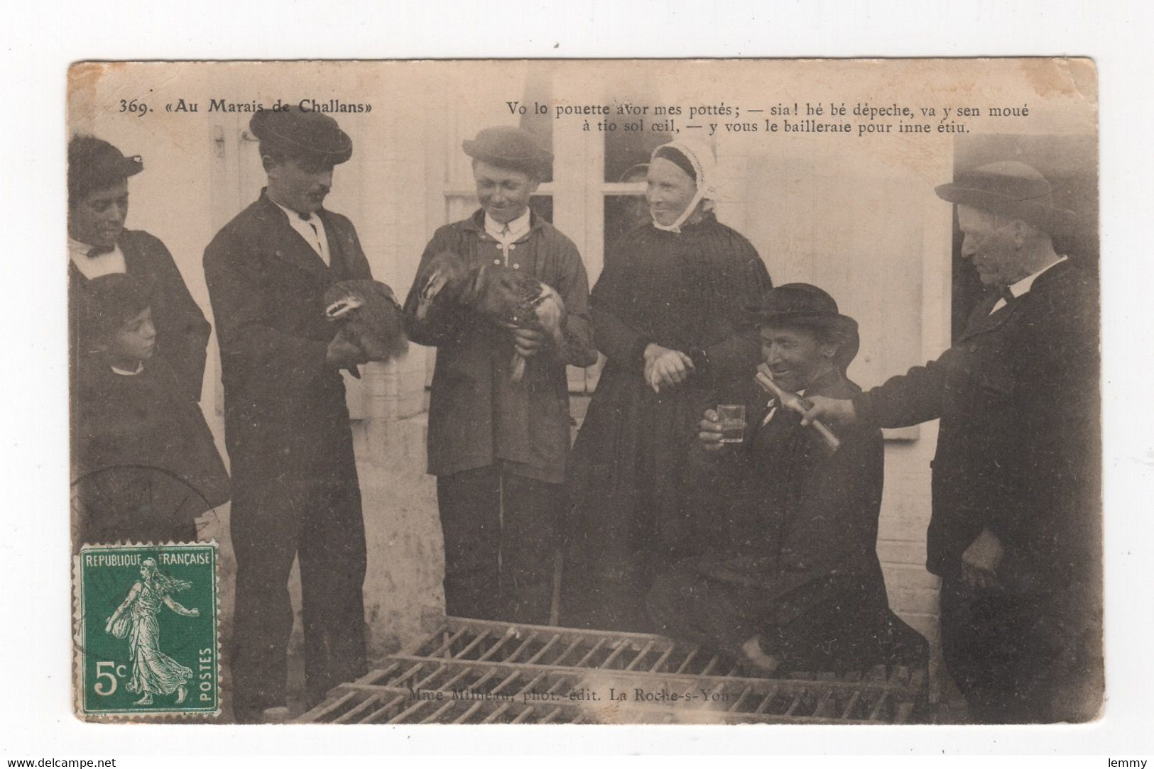 85 - CHALLANS - AU MARAIS DE CHALLANS - MARCHÉ AUX CANARDS...FOLKLORE - Peu Courant - Challans