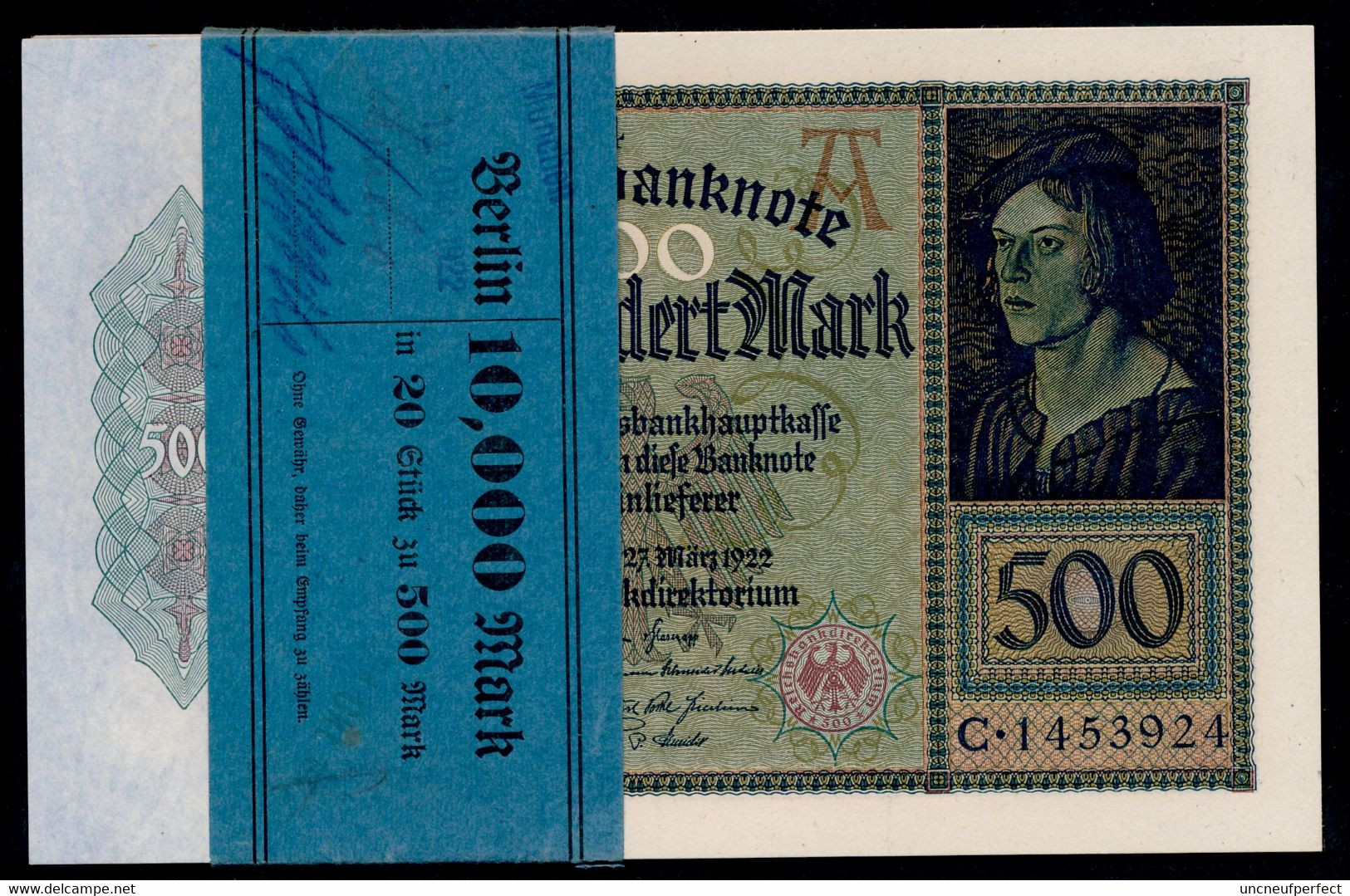 Pick 73 Ro 70 DEU-80  500 Mark 1922 UNC NEUF - 500 Mark