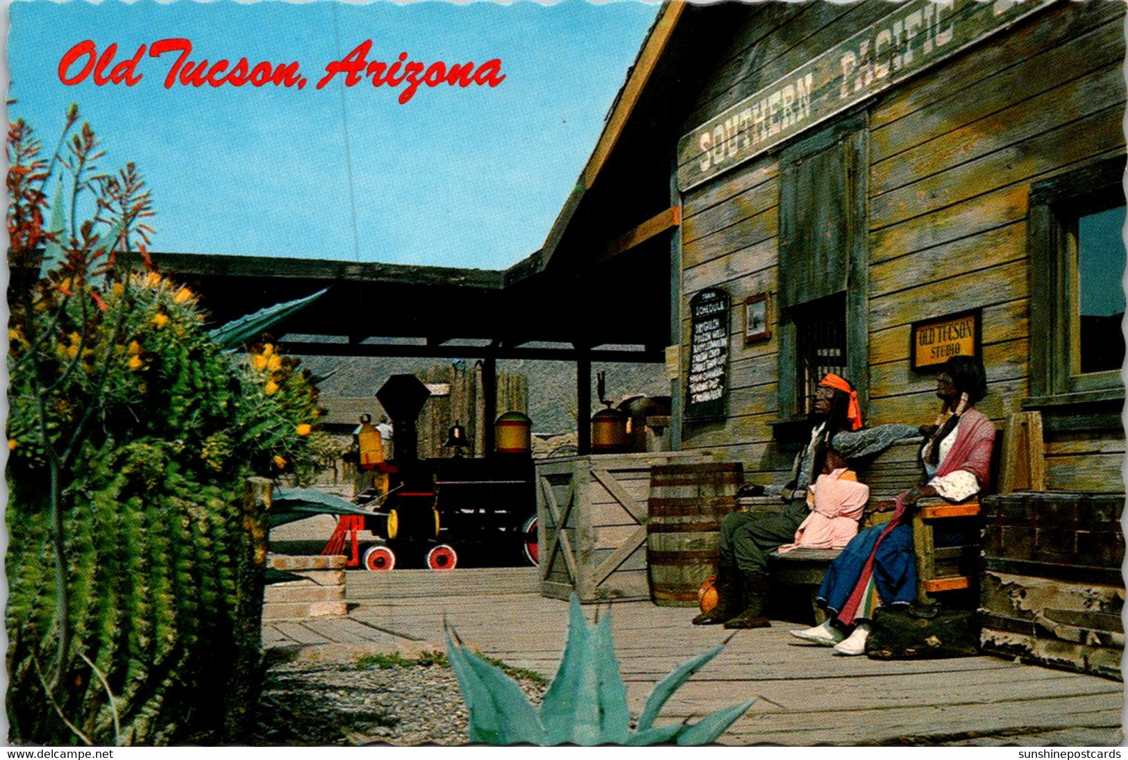 Arizona Old Tucson Railroad Station Near The Entrance - Tucson