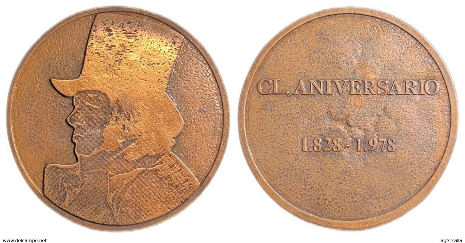 ESPAÑA. MEDALLA 150 ANIVERSARIO FRANCISCO DE GOYA. 1.978. ESPAGNE. SPAIN MEDAL - Professionali/Di Società