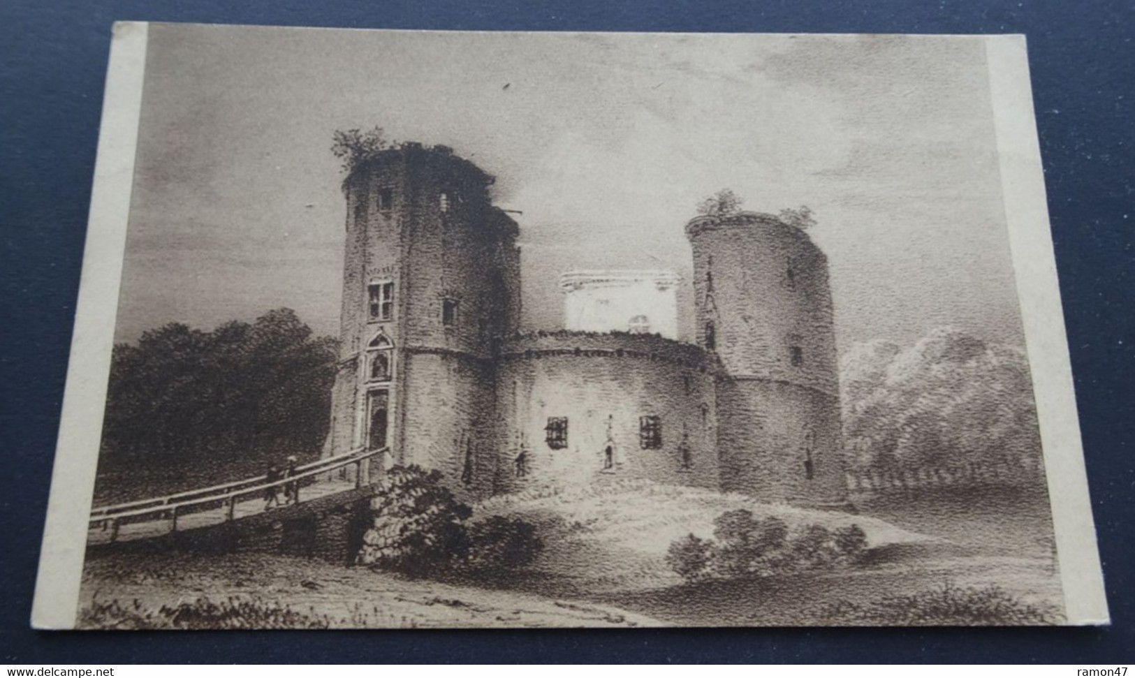 Le Château De Beersel (Brabant) Vers 1840 - Beersel