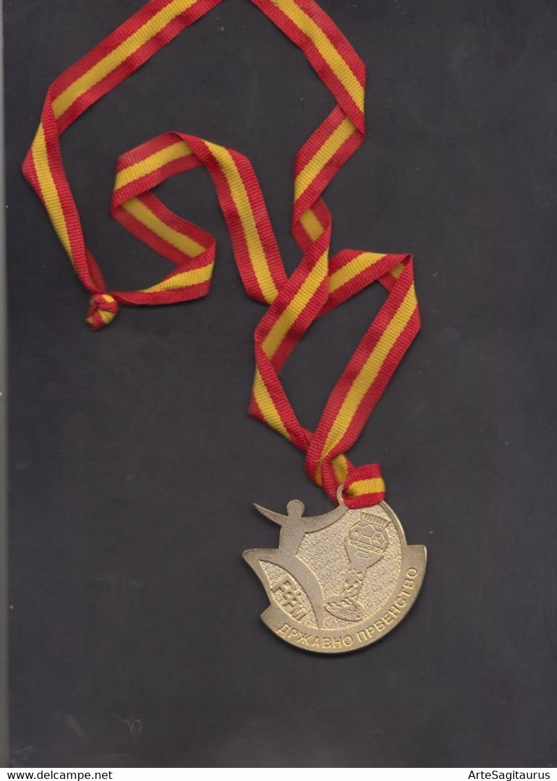 REPUBLIC OF MACEDONIA,2013/2014, MEDAL, STATE CHAMPIONSHIP OF HANDBALL  + - Handbal