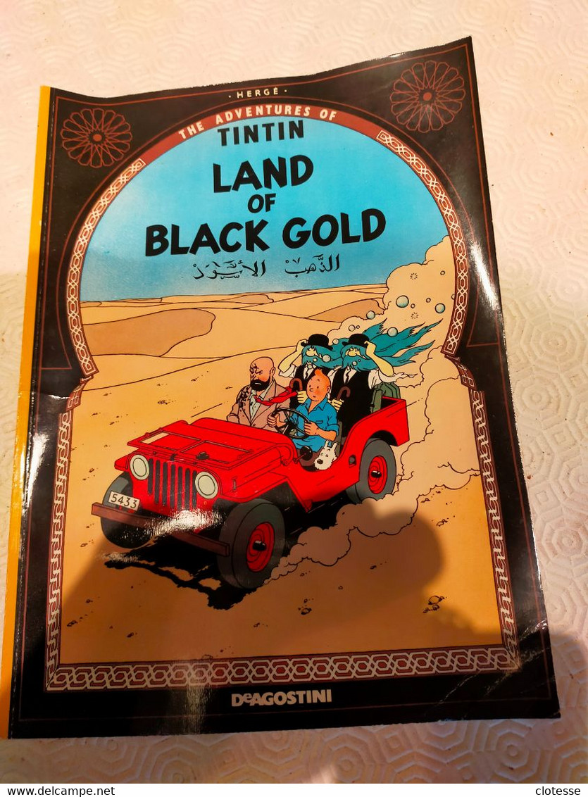 Tin Tin Land Of Black Gold - Newspaper Comics