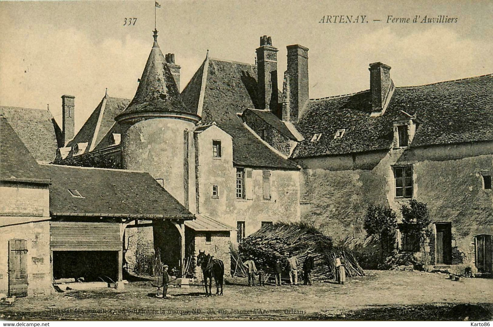 Artenay * La Ferme D'Auvilliers * Scène Agricole Agriculture - Artenay