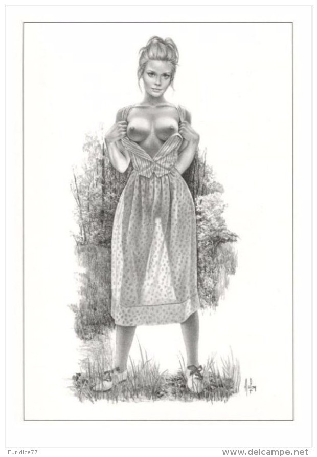 Aslan - Carte Postale érotique - Sexy Nude Nº 21 Clarice, Limited Edition - Size: 15x10 Cm. Aprox. - Aslan