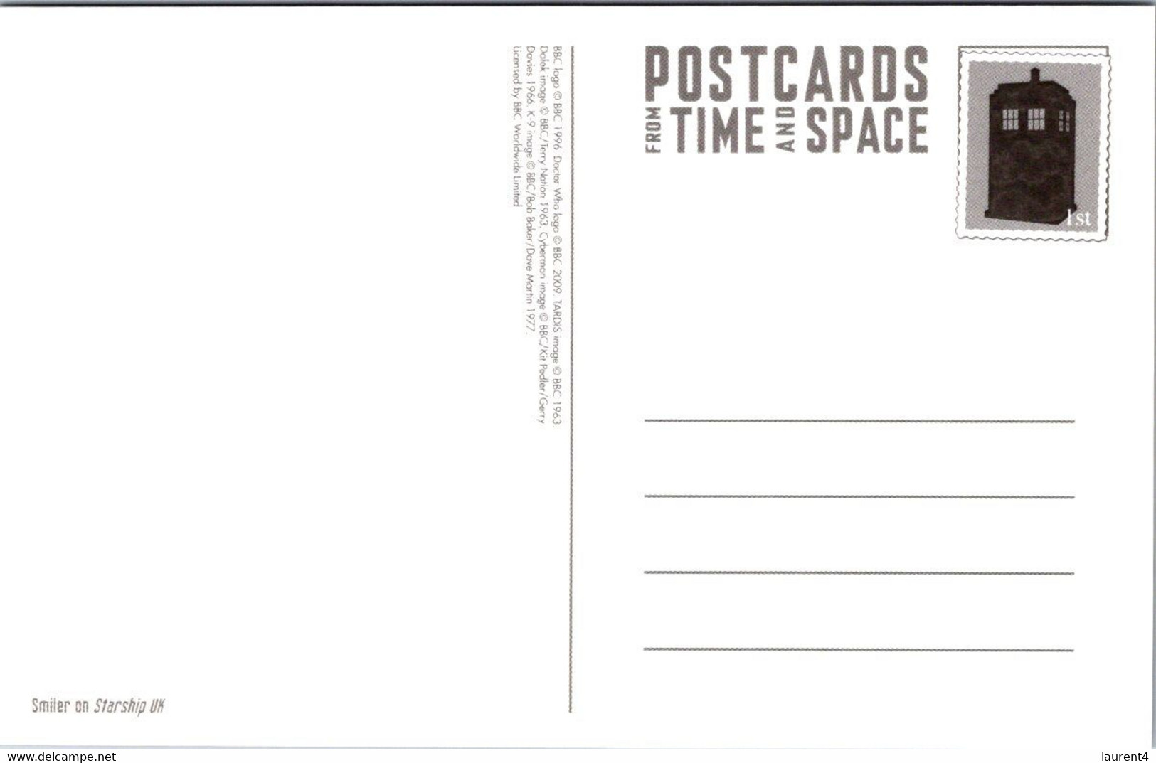 (3 G 2) Doctor Who - BBC TV Show Postcards (2 Postcards) - Astronomie